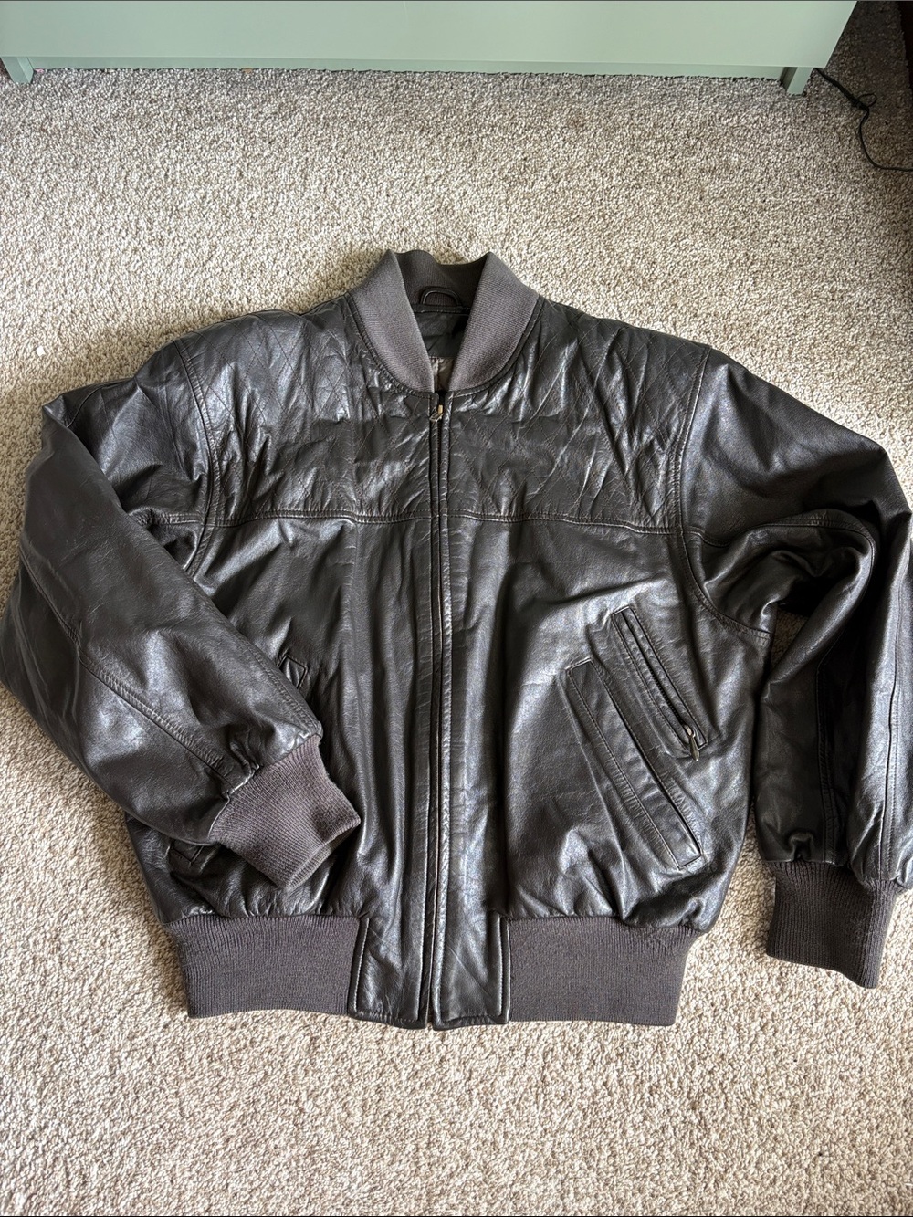 Vintage Genuine Leather Bomber